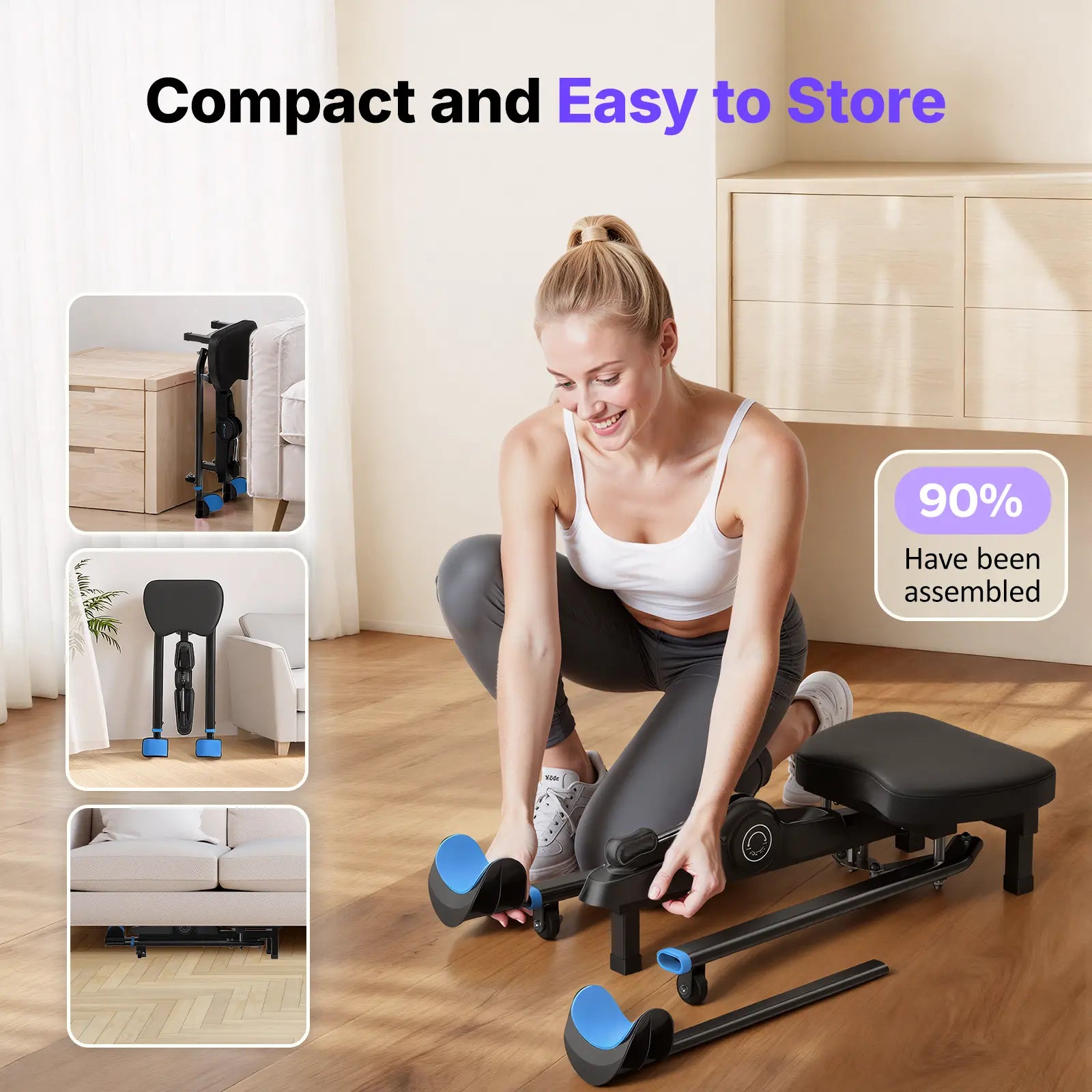 Boost Body Flexibility | 300LBS Load Leg Split Trainer Home Fitness Gear