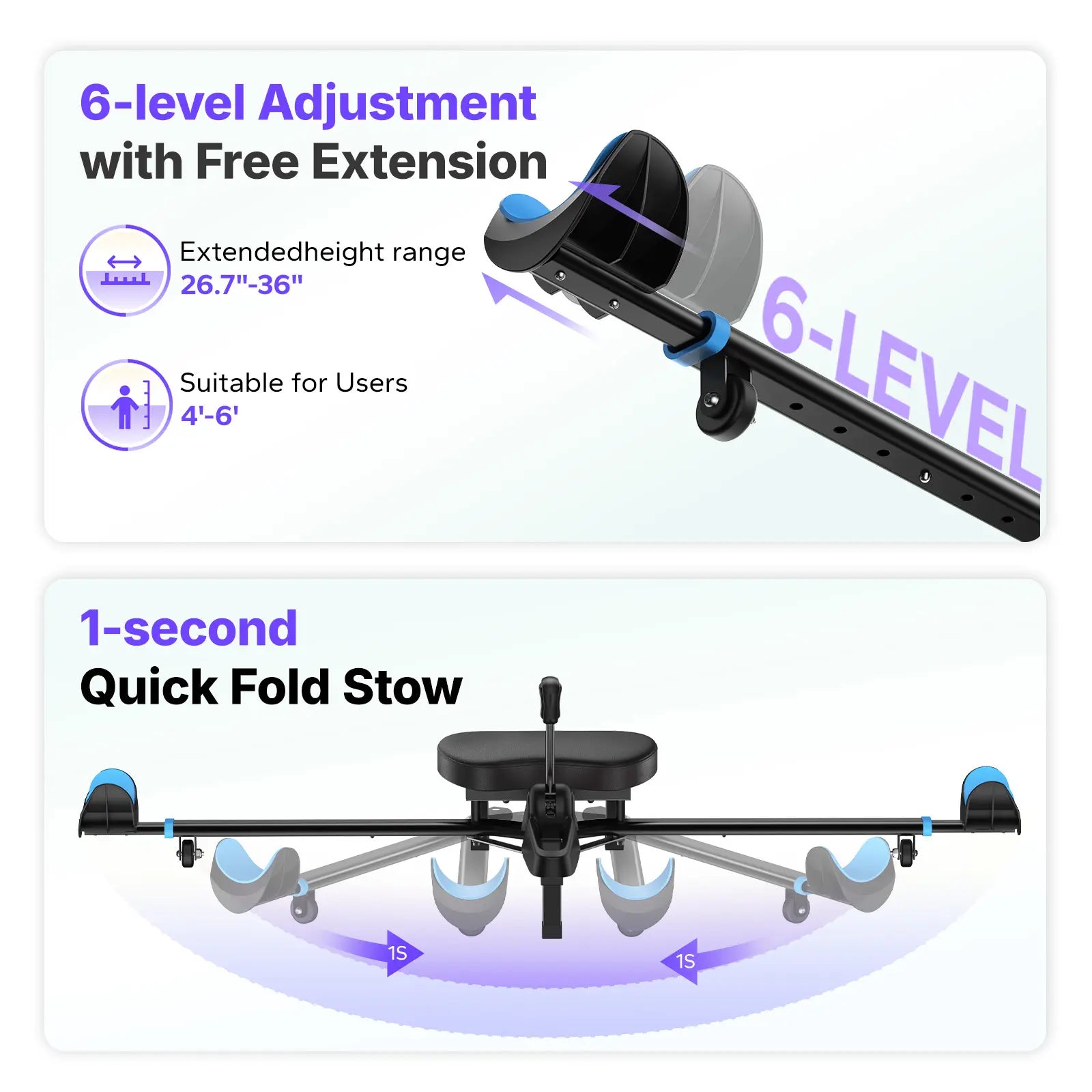 Boost Body Flexibility | 300LBS Load Leg Split Trainer Home Fitness Gear